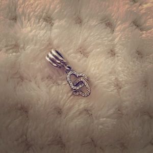 Pandora Interlocking Hearts Dangle 14k gold